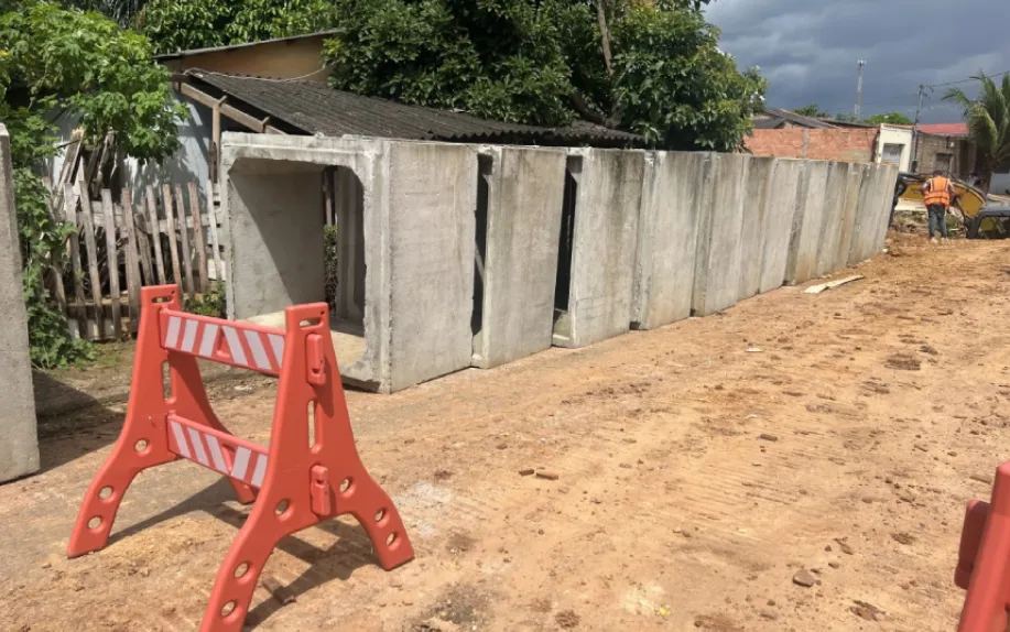 Obra de drenagem vai acabar com alagamentos históricos na zona Leste de Porto Velho